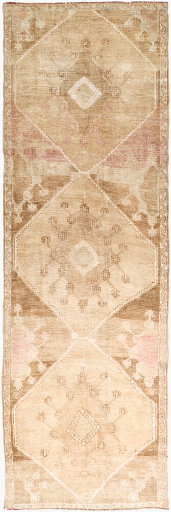 Antique One of a Kind Handmade Rug, by Surya, 12'9.54" length x 4'3.18" width