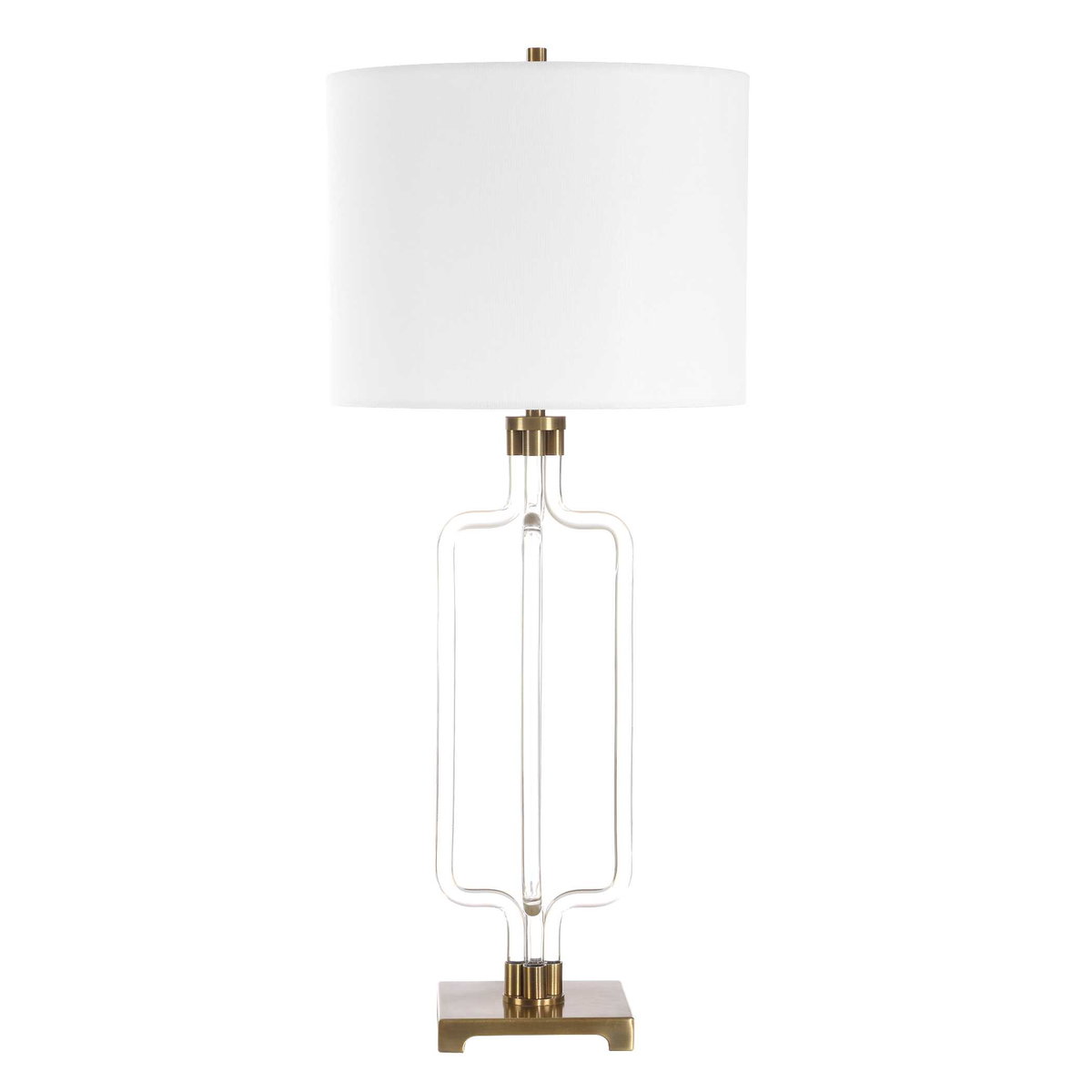 Outline Cordless LED Table Lamp, by Uttermost, 16" width x 30.75" height x 16" depth View 7