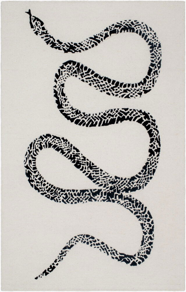 Rize Handmade Rug, by Surya, 5'6" length x 3'6" width