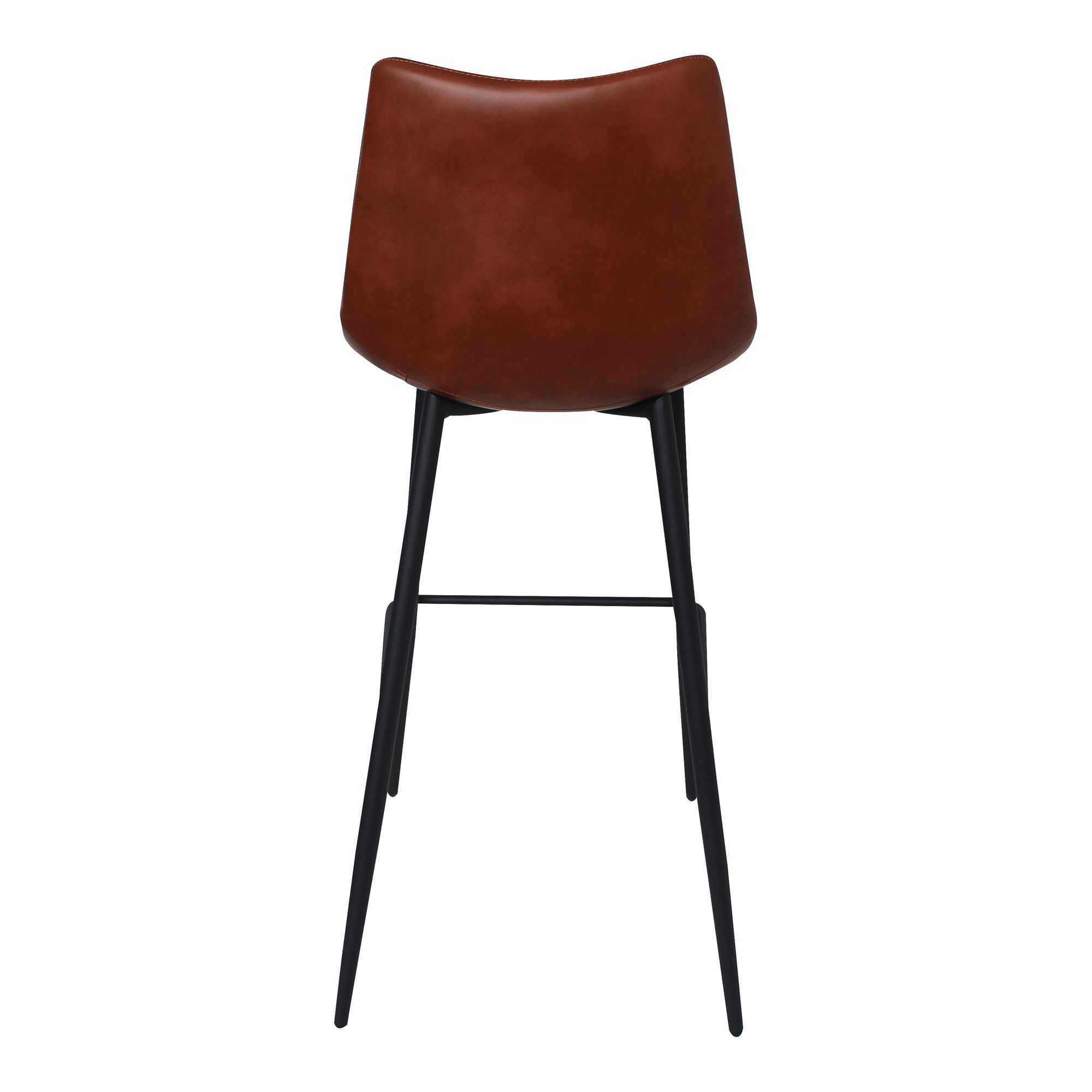 Alibi Barstool Brown - Set Of Two, Counter & Bar Stool by Moe's Home, 17.7" width x 41.5" height x 20" depth View 7