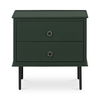 Reagan Nightstand Deep Green, by Moe's Home, 25" width x 24.25" height x 18.5" depth thumbnail 1
