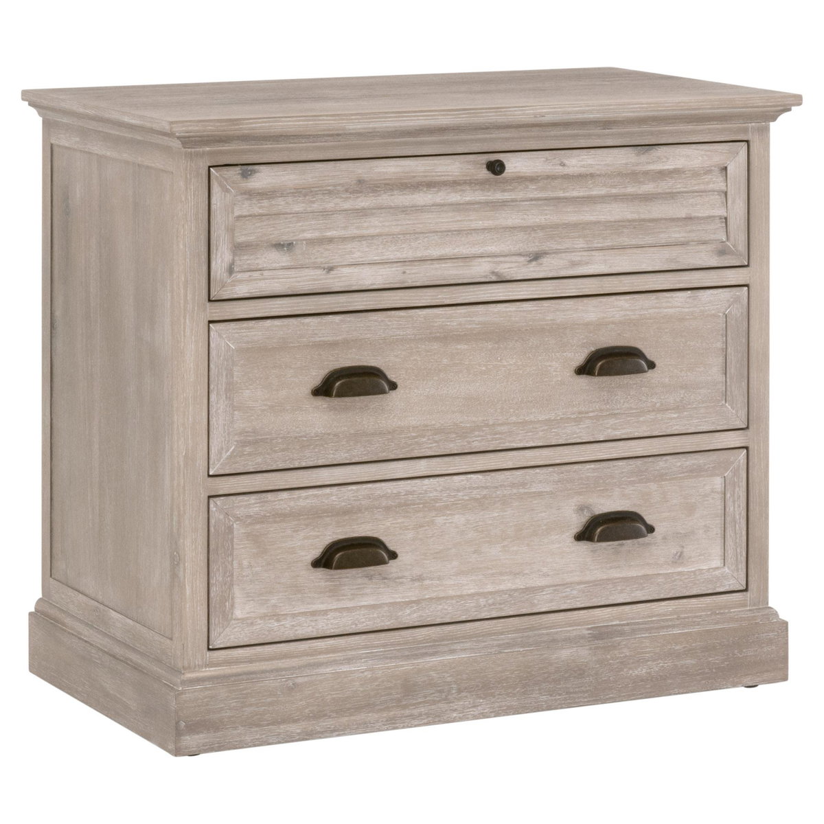 Eden 3-Drawer Nightstand, by Essentials for Living, 33" width x 29" height x 19" depth View 3