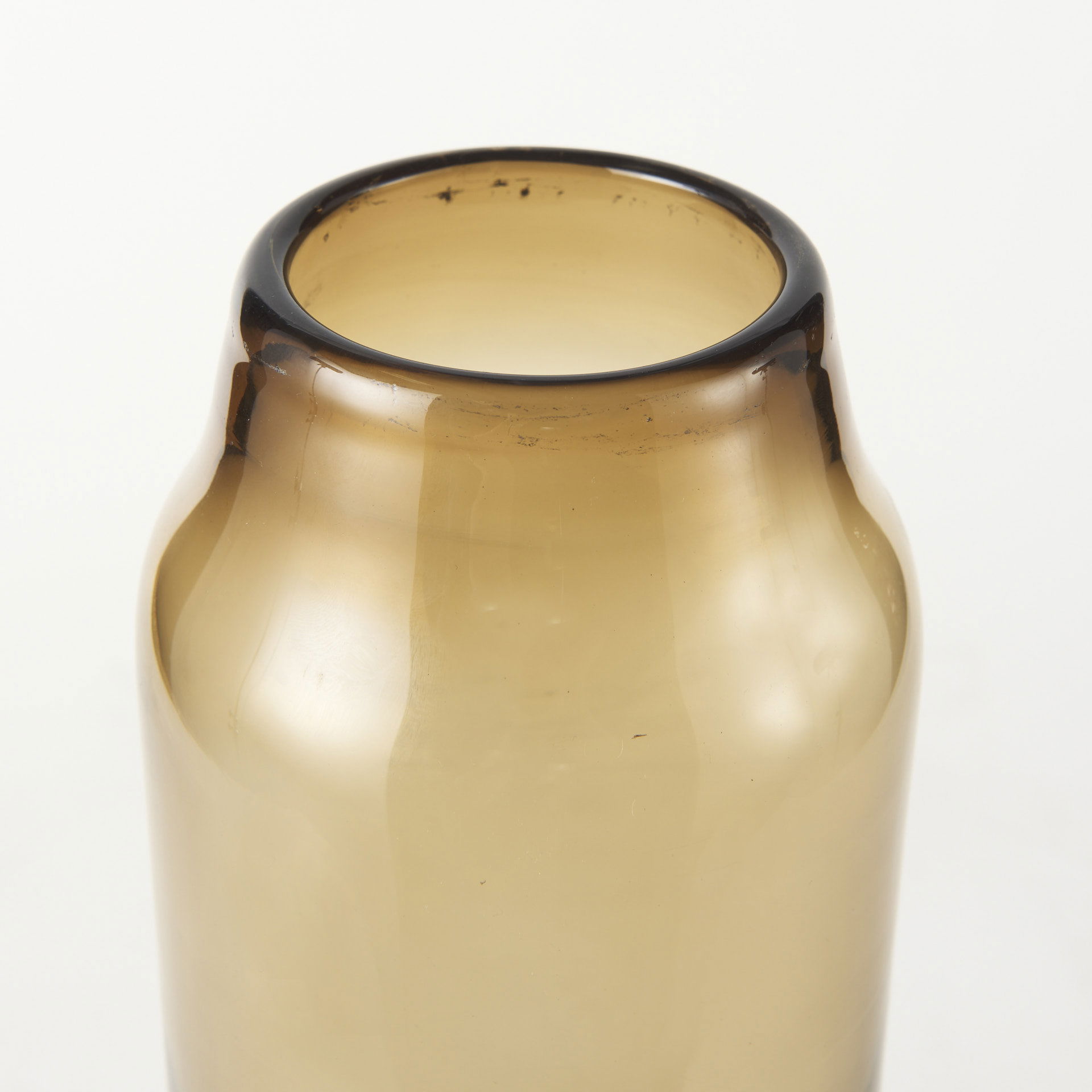 Amrita 4.8L x 4.8W x 16.0H Golden Brown Glass Vase large image 