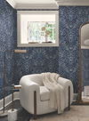 Garden Blue Terrace Wallpaper thumbnail 1