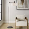 Richie Black Floor Lamp, by Uttermost, 2'2.25" width x 5'6" height x 1'4" depth thumbnail 2