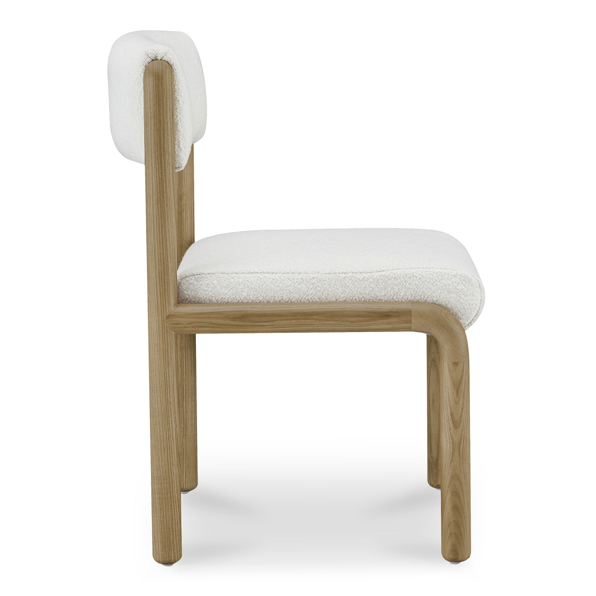 April Dining Chair White-set Of Two, by Moe's Home, 21.6" width x 32" height x 23" depth View 3