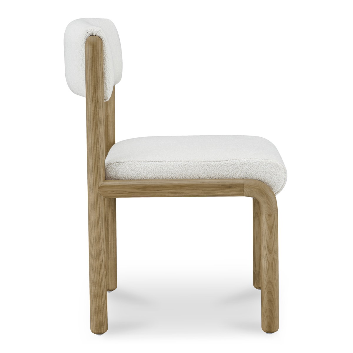 April Dining Chair White-set Of Two, by Moe's Home, 21.6" width x 32" height x 23" depth View 3
