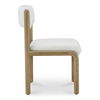 April Dining Chair White-set Of Two, by Moe's Home, 21.6" width x 32" height x 23" depth thumbnail 3