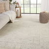 Ginerva Floral Hand Knotted Wool Cream Area Rug thumbnail 4