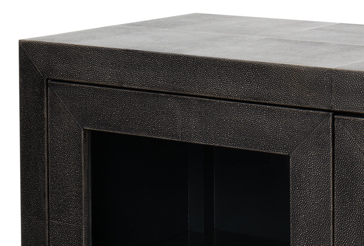 Desmond Sideboard Shagreen Antique Grey, by Sarreid, 1'6" length x 8'4" width x 2'10" height View 12