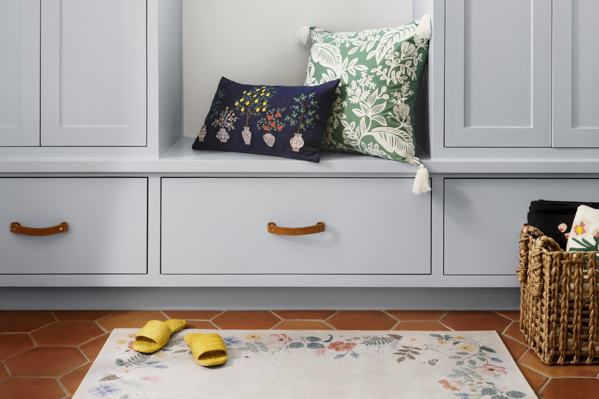 Rifle Paper Co. x Loloi Atelier Rug, 3' length x 3' width View 4