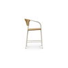 Zola Outdoor Counter Chair Natural, Counter & Bar Stool by Moe's Home, 24" width x 38.66" height x 23" depth thumbnail 3