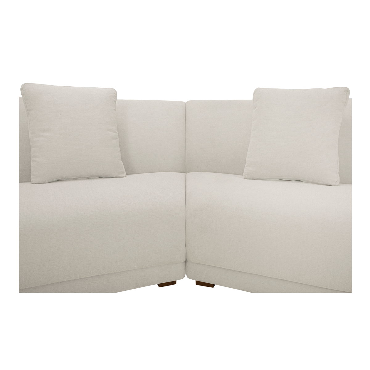 Fraser 4 Piece Modular Sectional Off White, Sectional Sofa by Moe's Home, 192" width x 31.5" height x 34.29" depth View 4