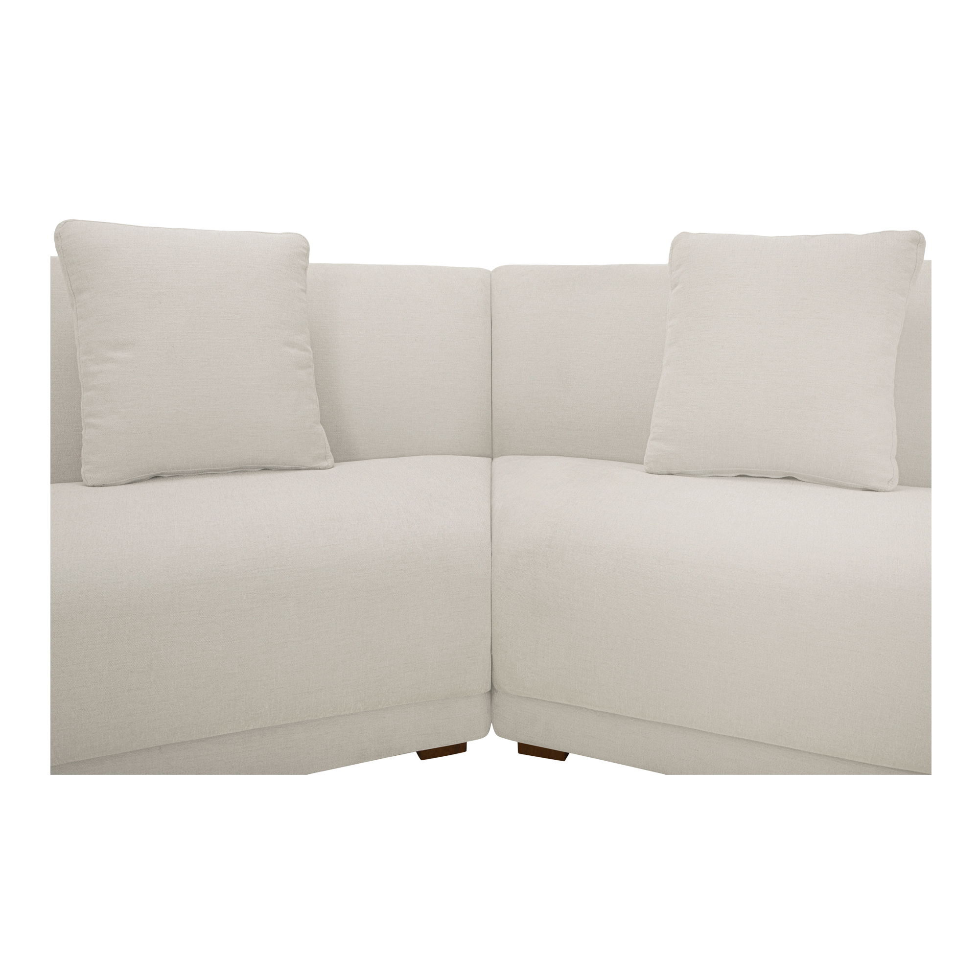 Fraser 4 Piece Modular Sectional White, Sectional Sofa by Moe's Home, 192" width x 31.5" height x 34.29" depth View 4