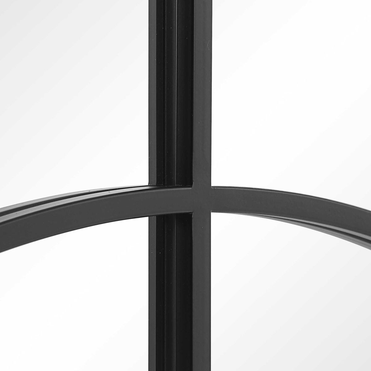 Rousseau Iron Window Arch Mirror, by Uttermost, 60" width x 30.5" height x 1.37" depth View 5