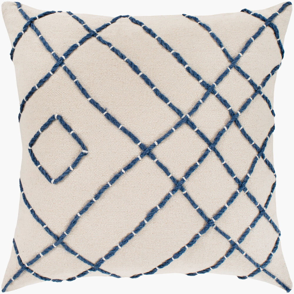 Emilio Accent Pillow, Decorative Pillow by Surya, 18" length x 18" width