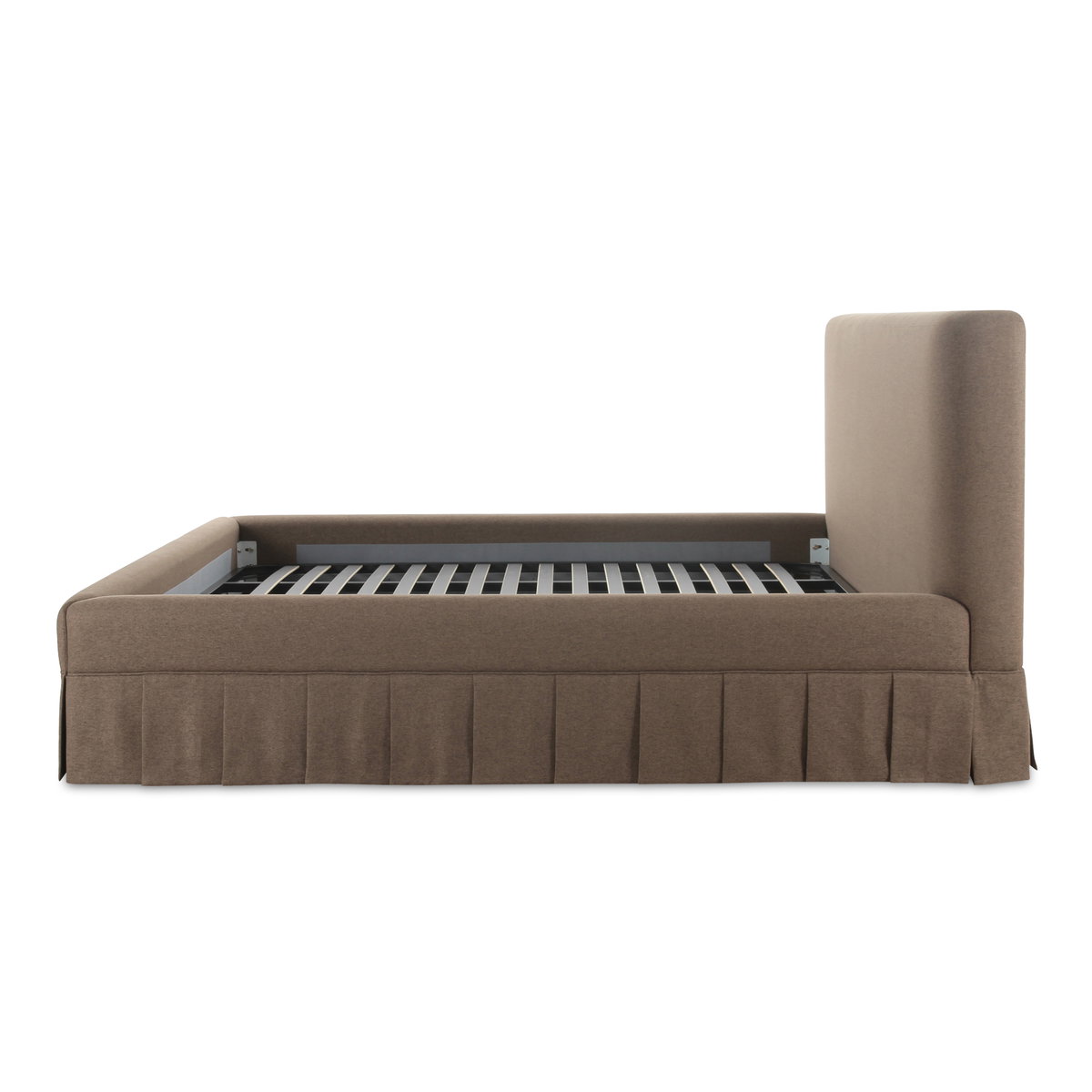 Maren King Bed Brown, by Moe's Home, 85" width x 45.3" height x 92" depth View 5