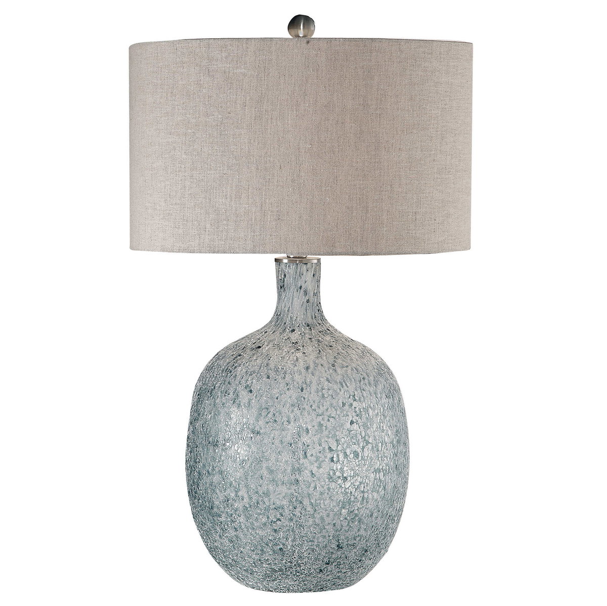 Oceaonna Glass Table Lamp, by Uttermost, 18" width x 30" height x 18" depth View 1