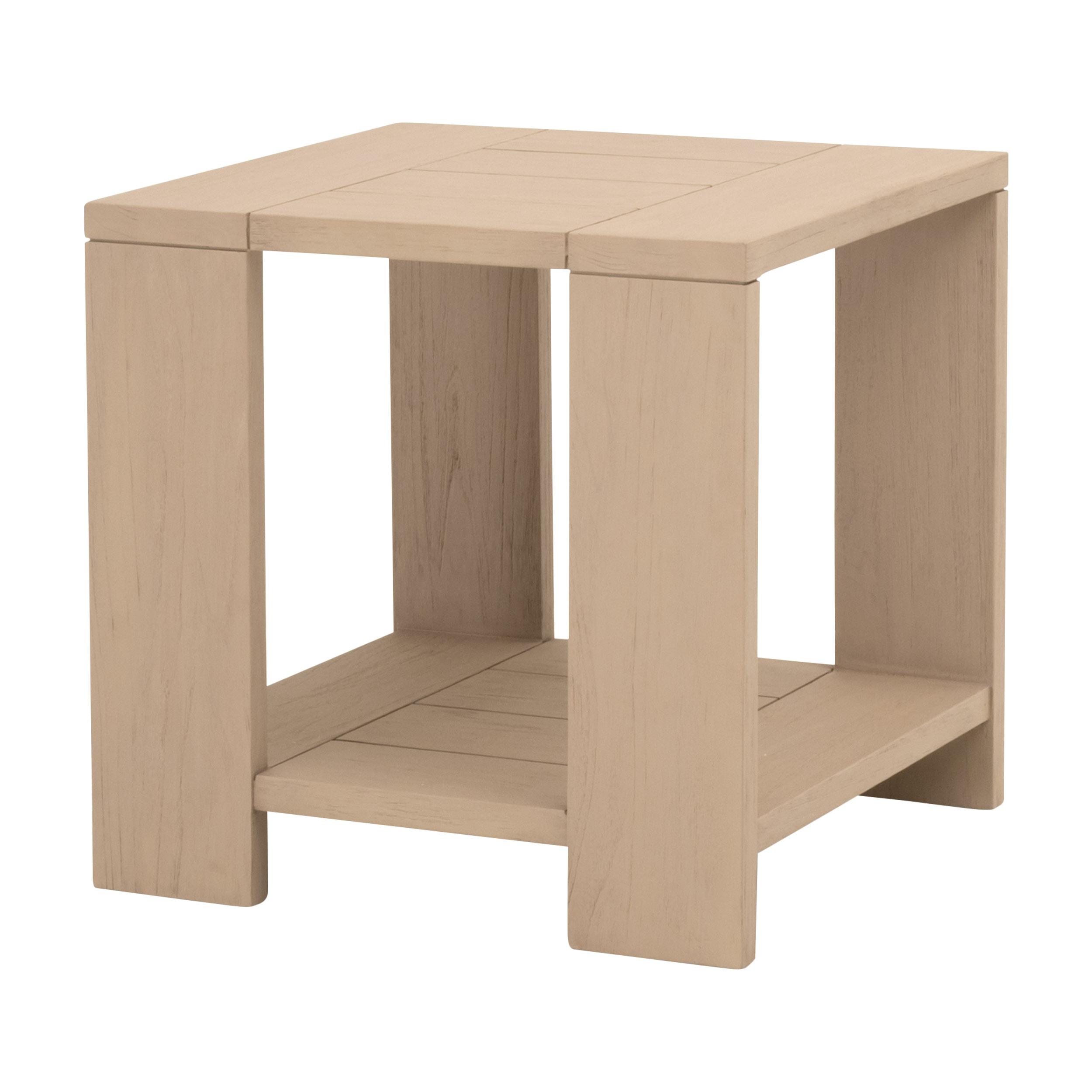 Sur Outdoor End Table, Side & End Table by Essentials for Living, 22.75" width x 22.5" height x 22.75" depth View 2