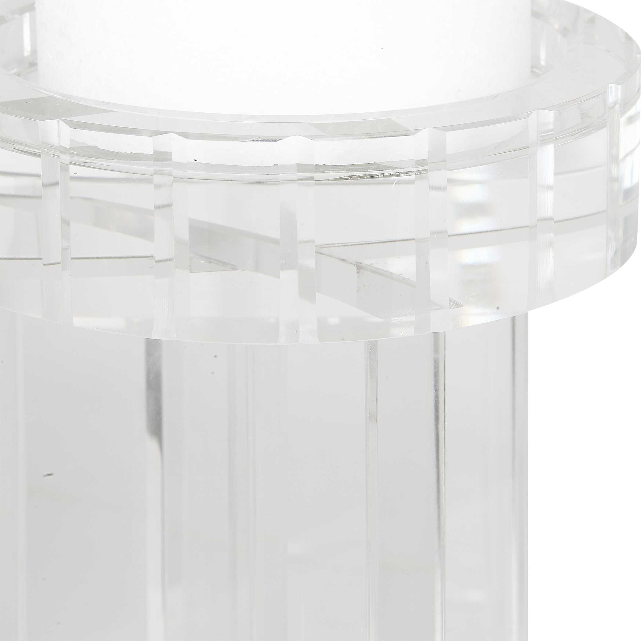 Crystal Pillar Candleholders Set/2 large image 