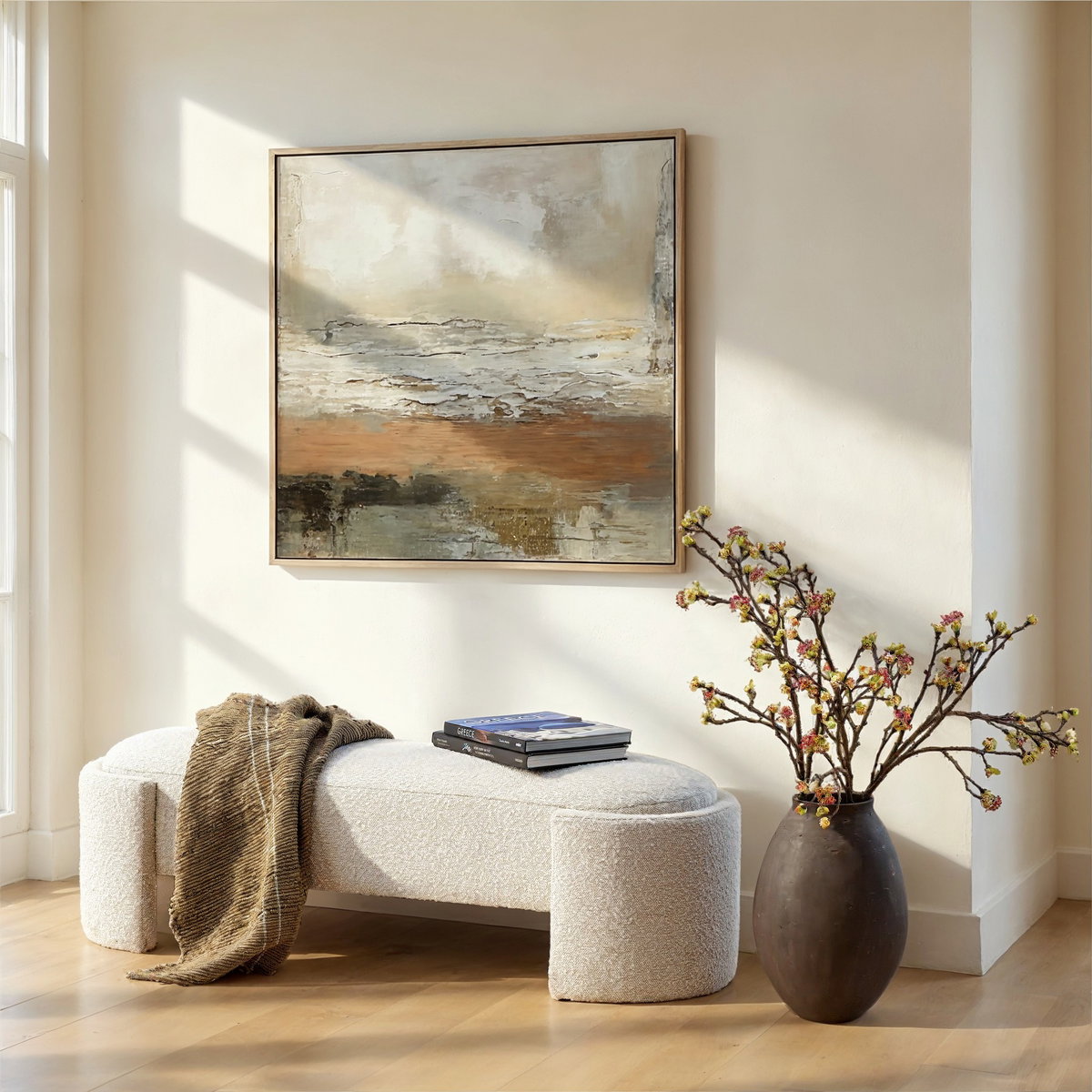 Casa Bench, Benche by Dovetail, 55.5" width x 16.5" height x 18.5" depth View 6