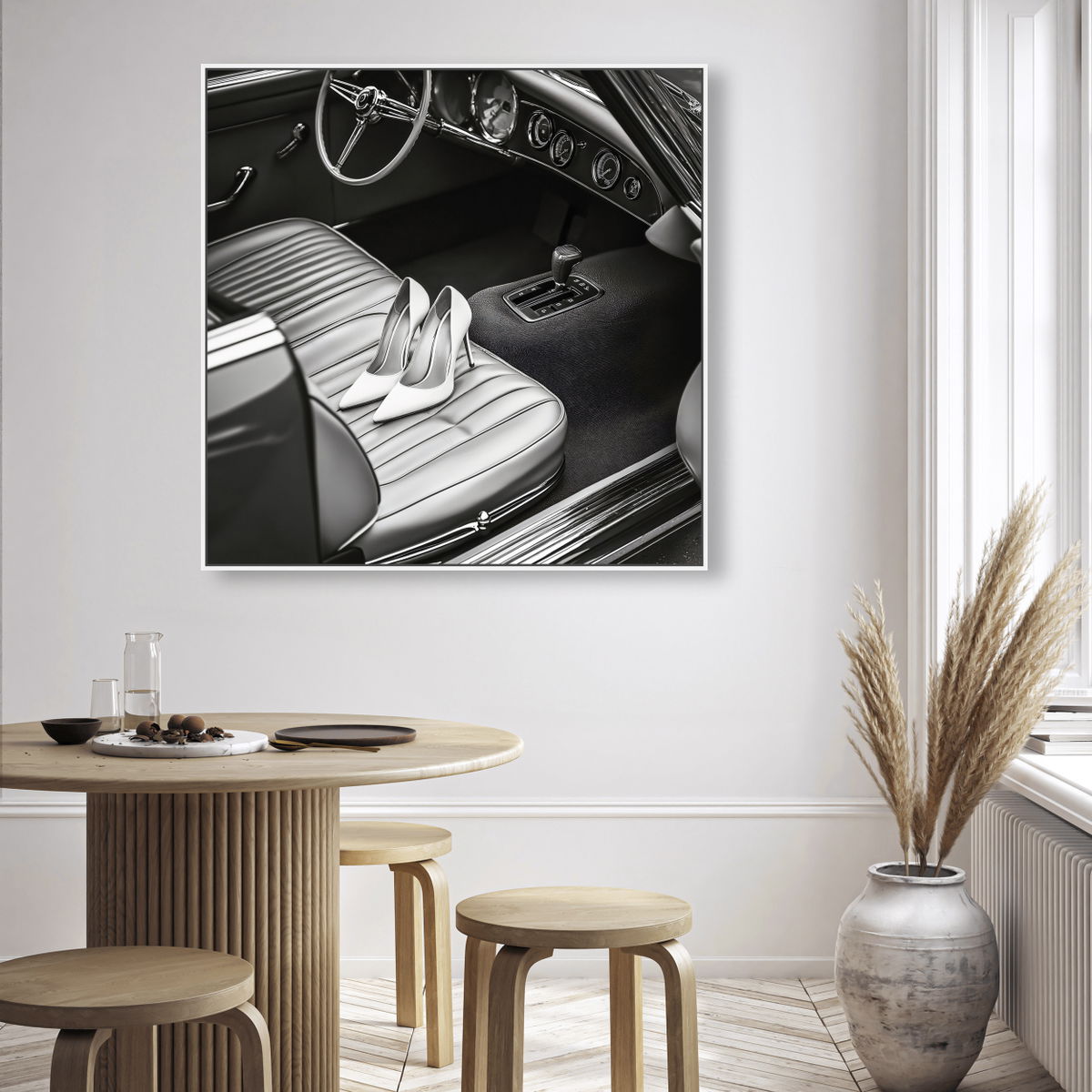 Vintage Car Scene (No Embellishment), Art by Oliver Gal,  40x40 View 3