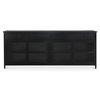 Henry Metal Sideboard Black, Cabinets & Sideboard by Moe's Home, 95" width x 39.5" height x 16" depth thumbnail 1