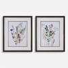 Delicate Flowers Framed Prints Set/2, Art by Uttermost, 27.62" width x 33.62" height x 2" depth thumbnail 1