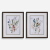 Delicate Flowers Framed Prints Set/2, Painting by Uttermost, 27.62" width x 33.62" height x 2" depth thumbnail 1