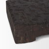 Shira Reclaimed Dark Brown Wooden Riser (Set of 2), Decorative Tray by Mercana, 18" length x 7.75" width x 2.5" height thumbnail 7