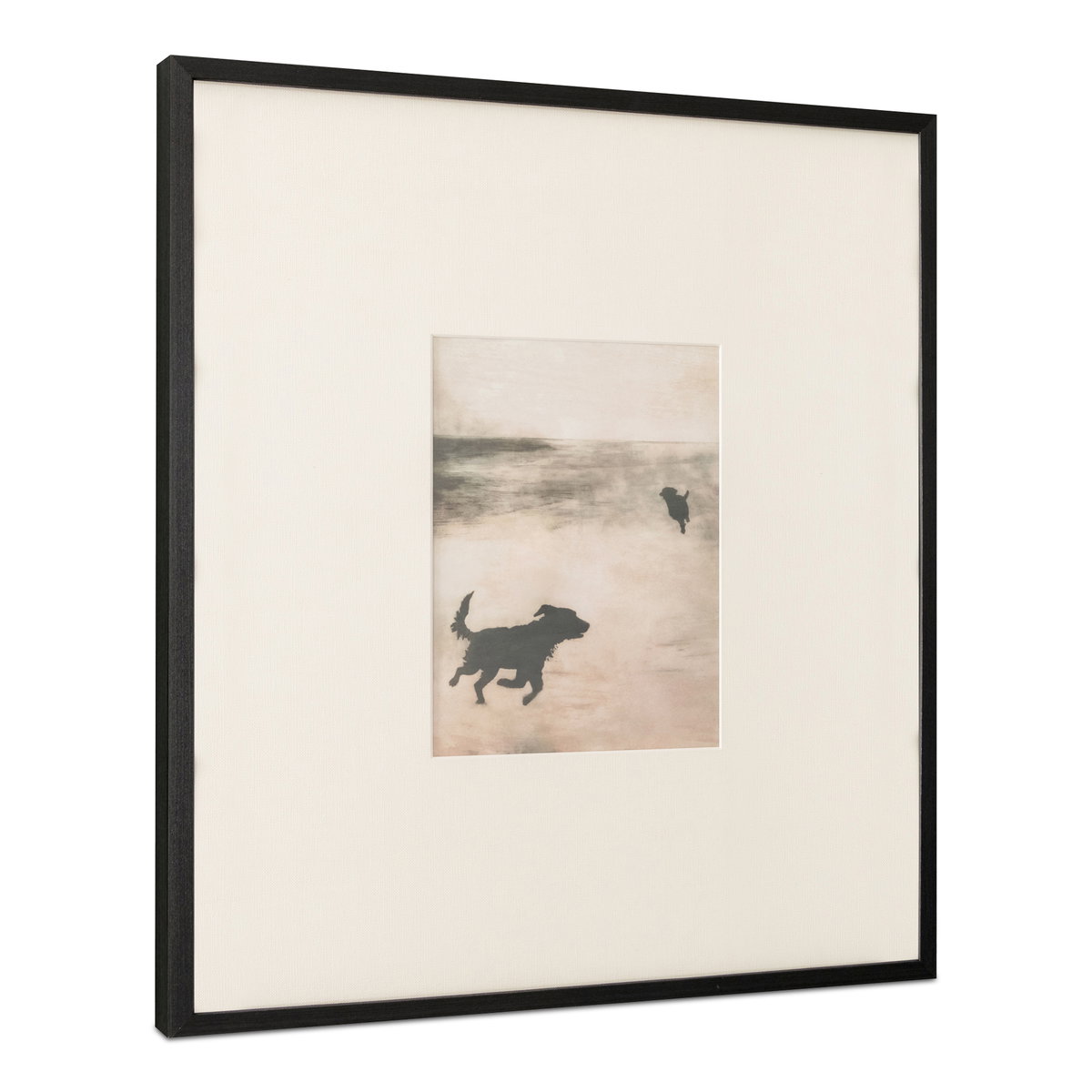 Strand 2 Framed Print, Painting by Moe's Home, 22" width x 25" height x 1.75" depth View 2