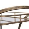 Stassi Gold Serving Cart, Bar Carts & Cabinet by Uttermost, 31.5" width x 37.12" height x 15.25" depth thumbnail 7