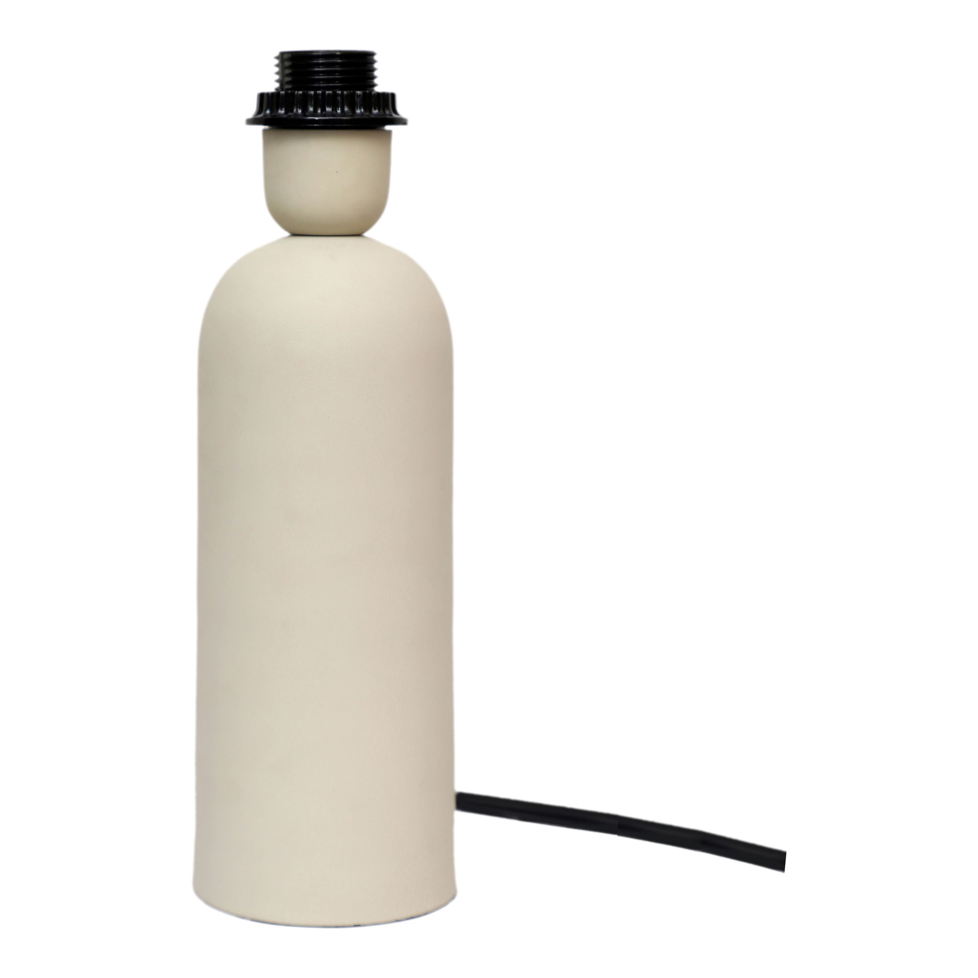 Echo Lamp Cream, Table Lamp by Moe's Home, 6" width x 15.5" height x 6" depth View 3