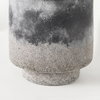 Squally  Black/Brown Glass Ombre Textured Small Vase, by Mercana, 6.02" length x 6.02" width x 6.42" height thumbnail 8