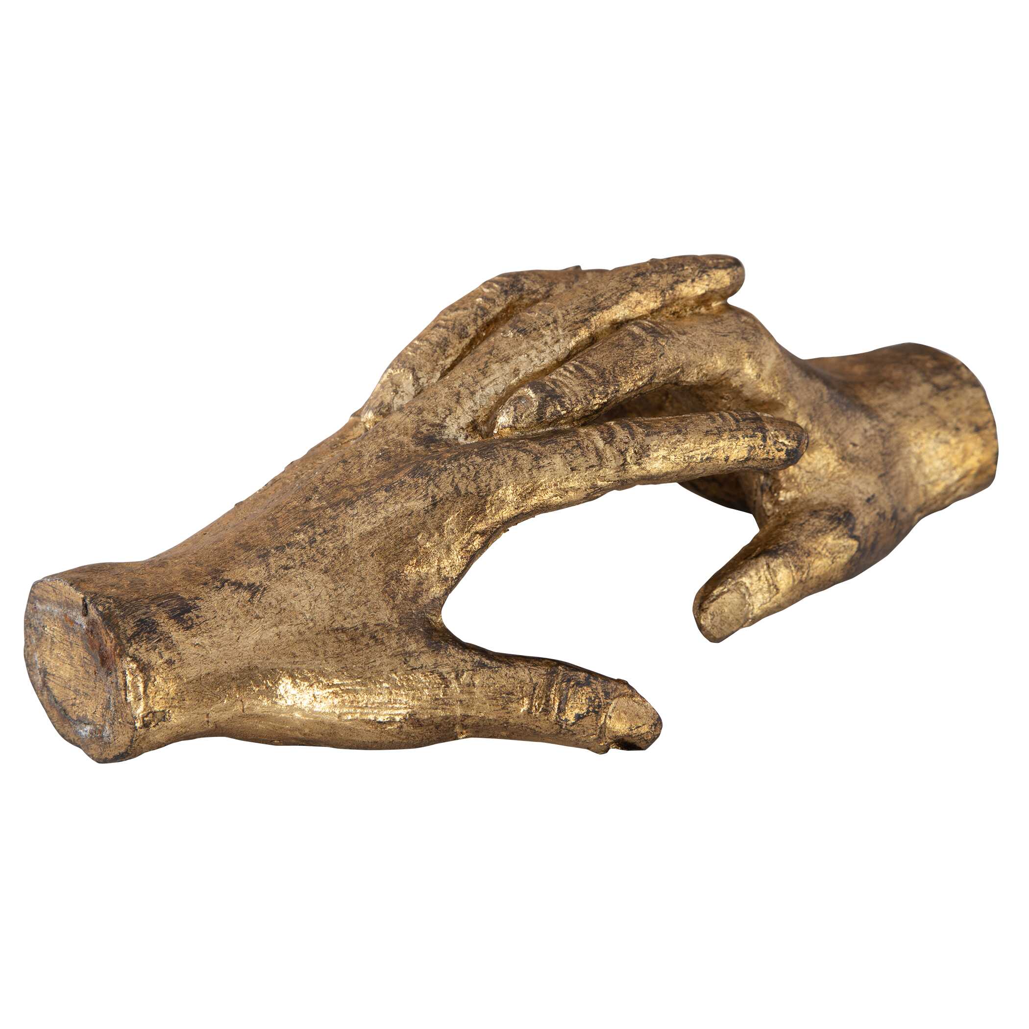 Hold My Hand Gold Sculpture, Decorative by Uttermost, 9" width x 3.12" height x 4.5" depth View 4