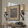 Joselyn Bronze Candle Wall Sconce thumbnail 1