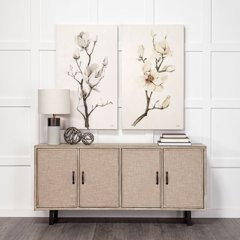 Sphaira I Small 5L x 5W Silver Cast Aluminum Decorative Tree Branch Orb