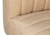 Denys Leather Sofa  Cappuccino White, by Sarreid, 2'11" length x 7'1" width x 2'4" height thumbnail 11