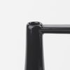 Burton 13.1H Large Glossy and Matte Black Ceramic Jug Vase, by Mercana, 7.87" length x 7.87" width x 11.61" height thumbnail 8