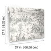 Seasons Toile Grey Wallpaper, by York Wall, 27' length x 2'3" width x 0.02" depth thumbnail 9