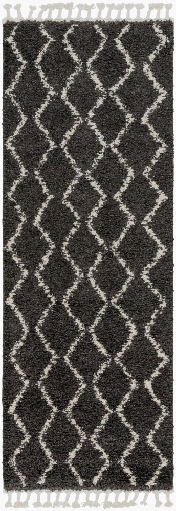 Berber Shag Machine Woven Rug, by Surya, 1'3.75" length x 1'3.75" width