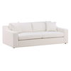 Emma Sofa Cream, Sofas & Sectional by Dovetail, 94.75" width x 33.37" height x 40" depth thumbnail 1