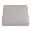 Rue Ottoman Flecked Grey, by Moe's Home, 47.6" width x 15.5" height x 40.8" depth thumbnail 1