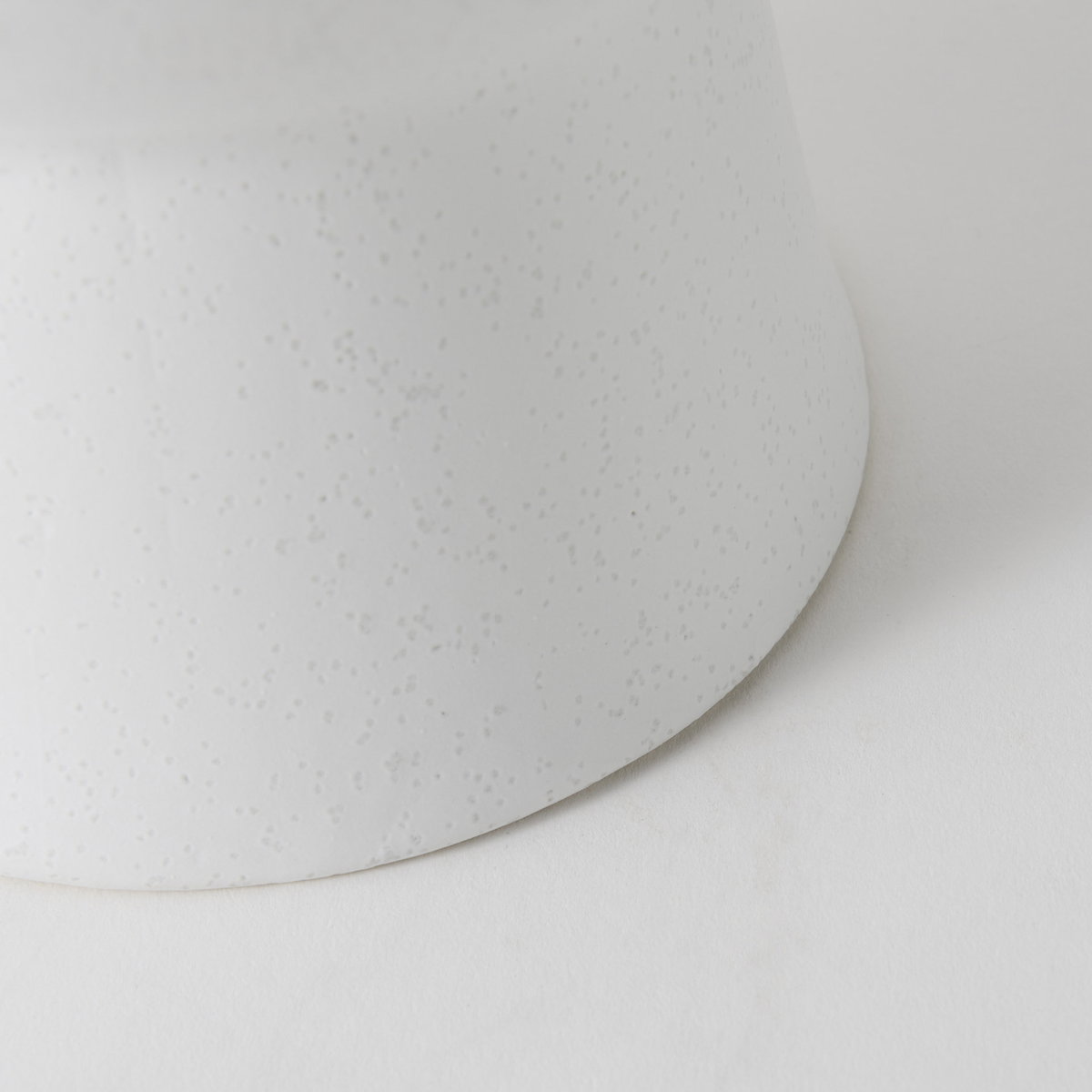 Laforge 10.8H Medium White Ceramic Vase, by Mercana, 7.87" length x 7.87" width x 10.83" height View 8