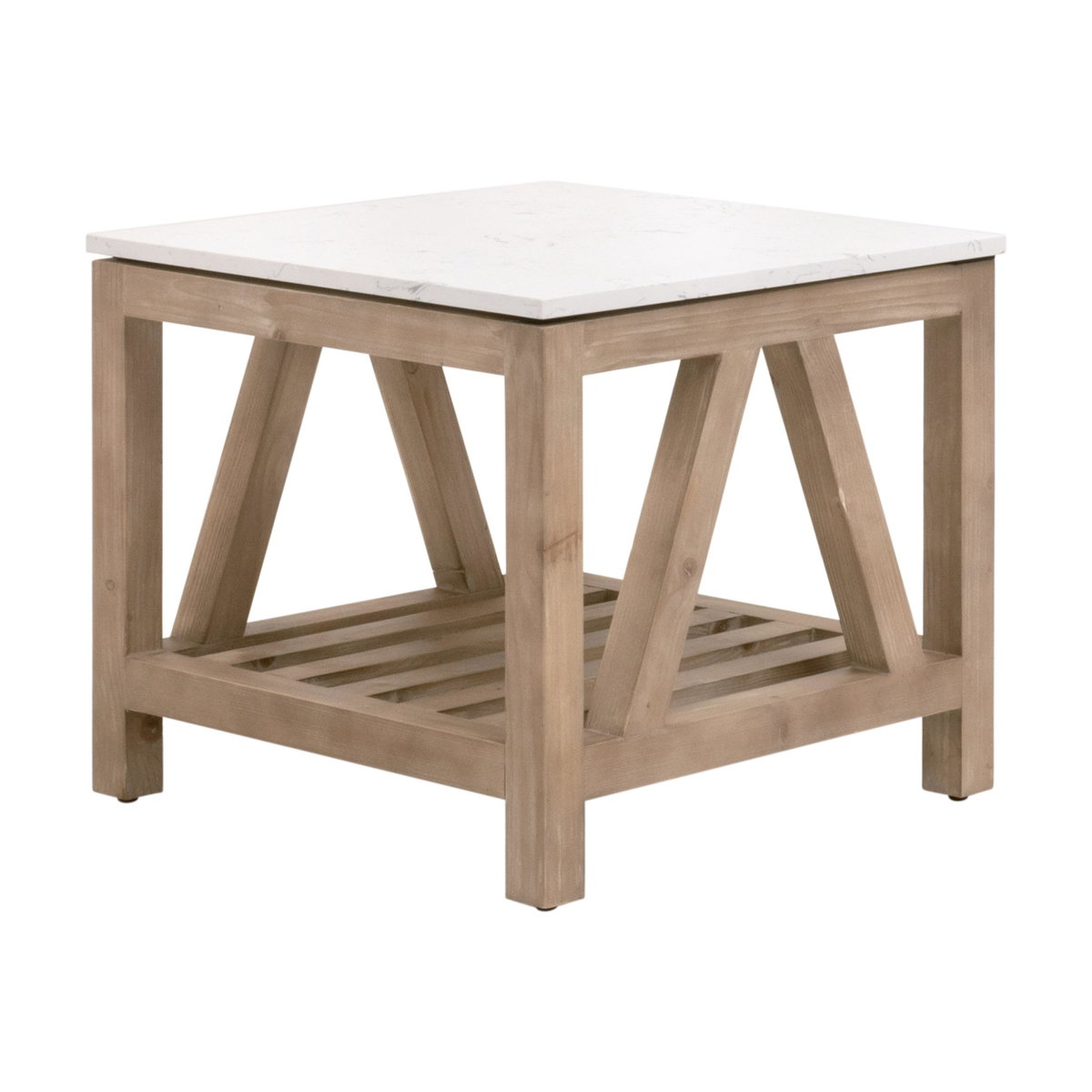 Spruce End Table, Side & End Table by Essentials for Living, 24.75" width x 21.25" height x 24.75" depth View 4