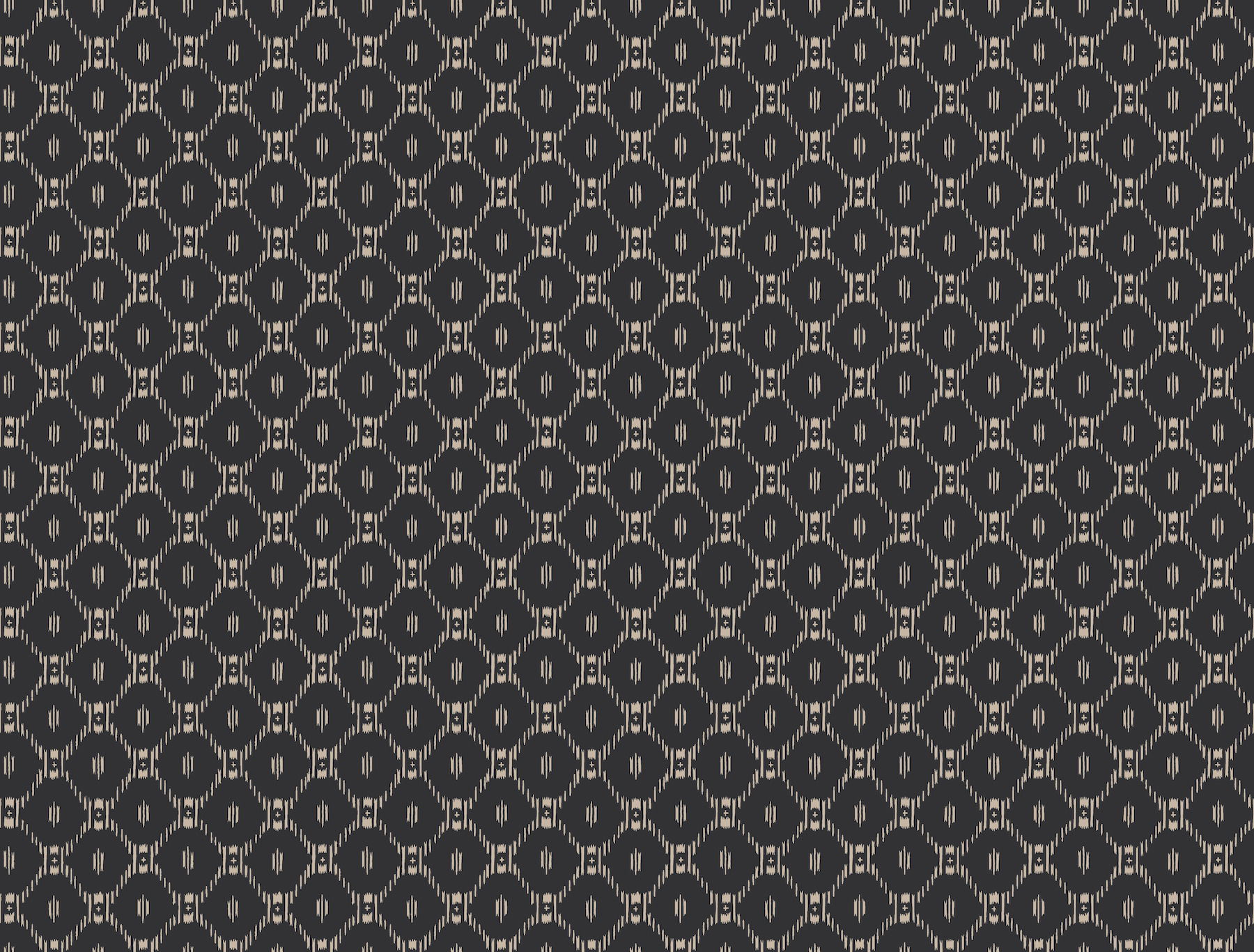 Fretwork Black Wallpaper large image 