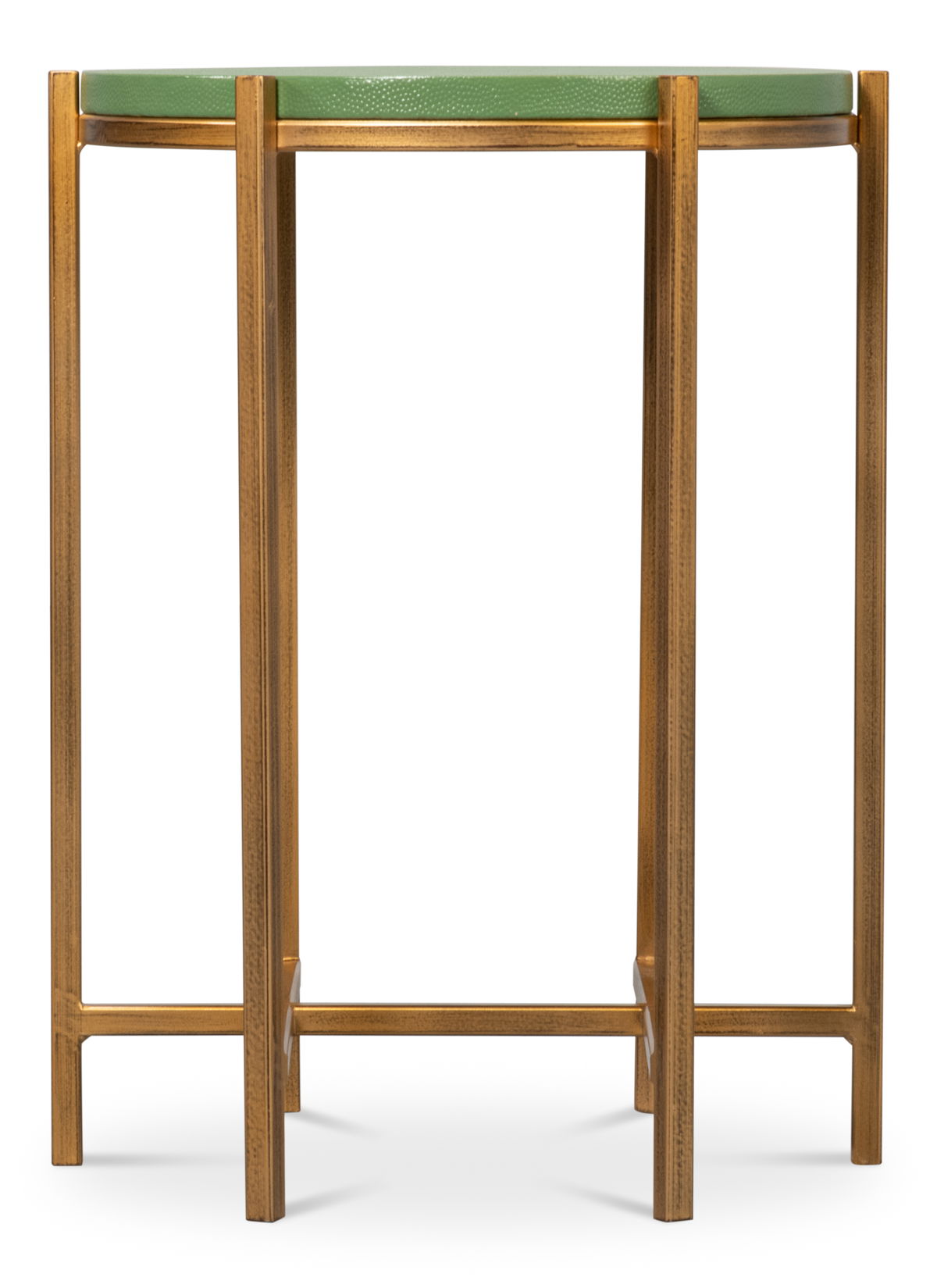 Spence Side Table  Watercress, by Sarreid, 1'4" length x 1'4" width x 1'9" height View 3