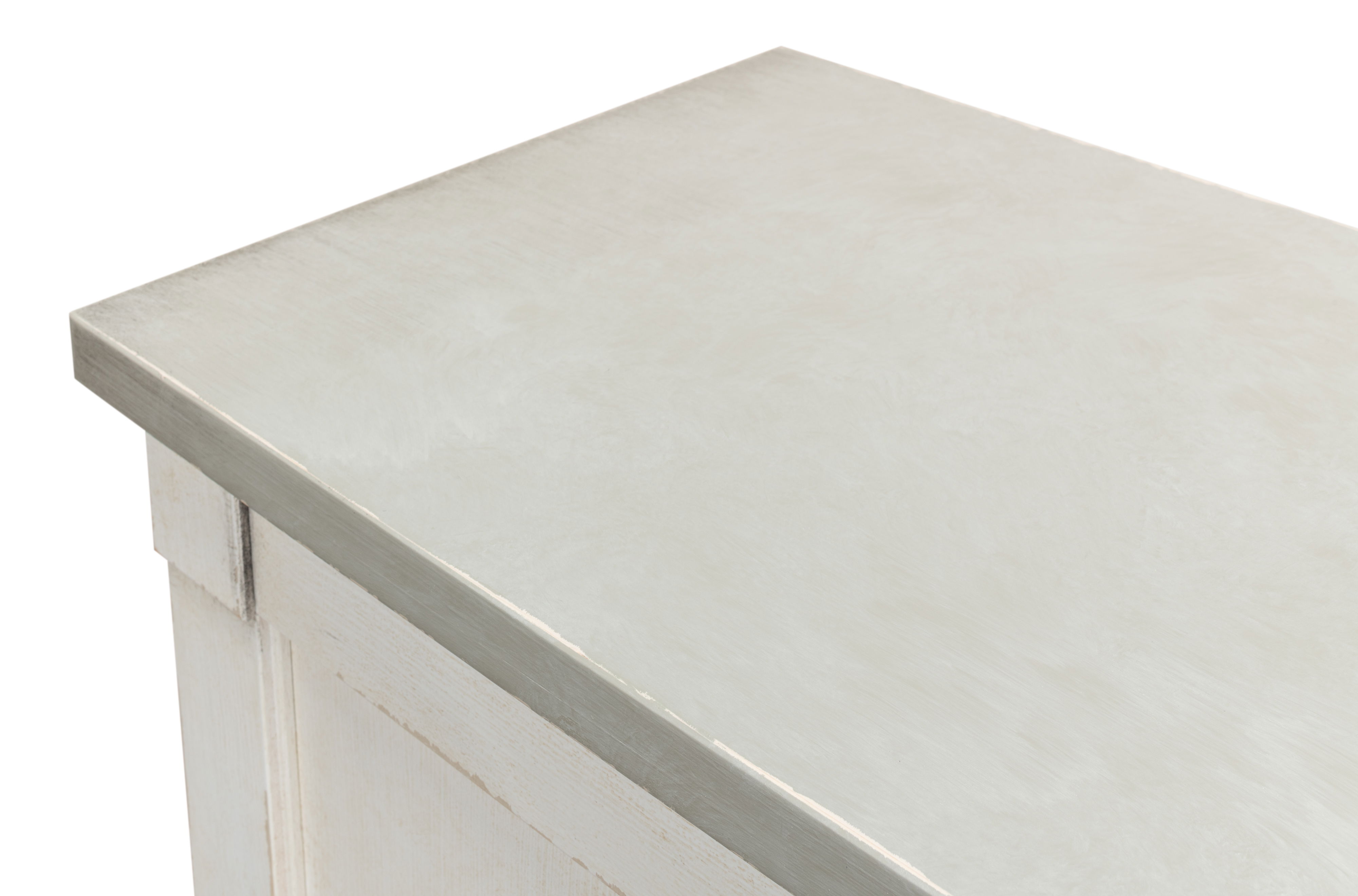 Luciana Wood Drs Buffet,112',St.Wht,Grey, Cabinets & Sideboard by Sarreid, 112" length x 15" width x 38" height View 22