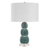 Bonaire Teal Blue Table Lamp, by Uttermost, 13" width x 25.25" height x 13" depth thumbnail 5