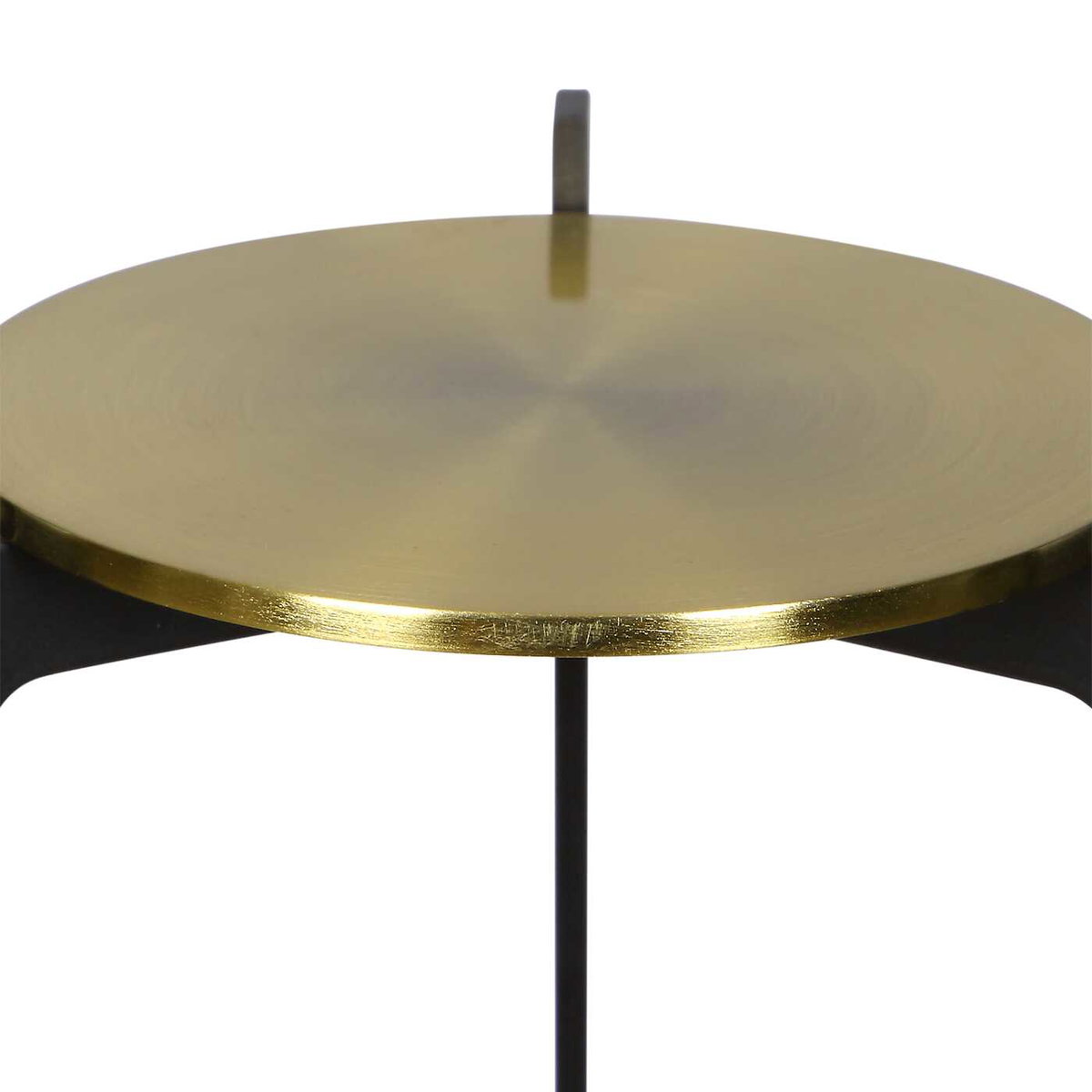 Columnar Black Candleholders Set/2, Candles & Candle Holder by Uttermost, 6.25" width x 15" height x 6.25" depth View 3